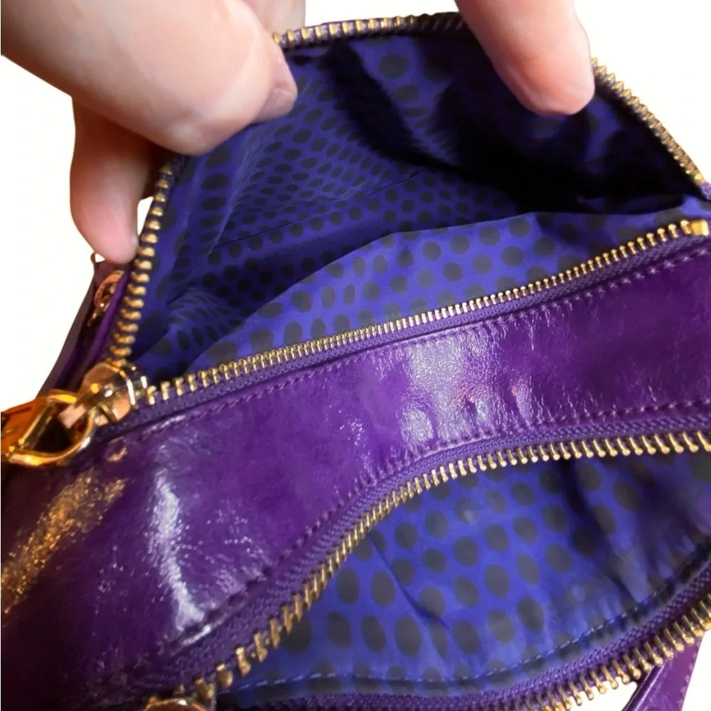 Rebecca Minkoff Purple Leather Crossbody Bag